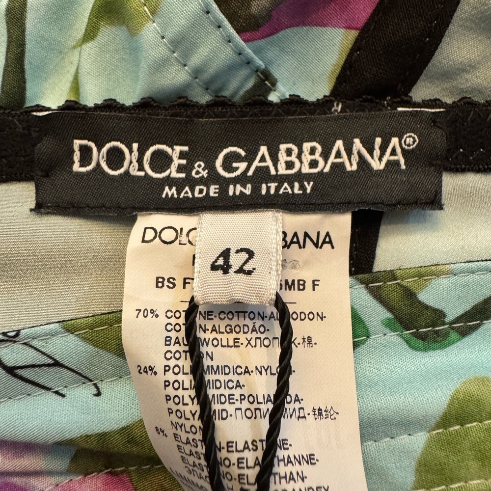 Dolce & Gabbana Floral Bustier Bra Crop Top NWT - Picture 8 of 8